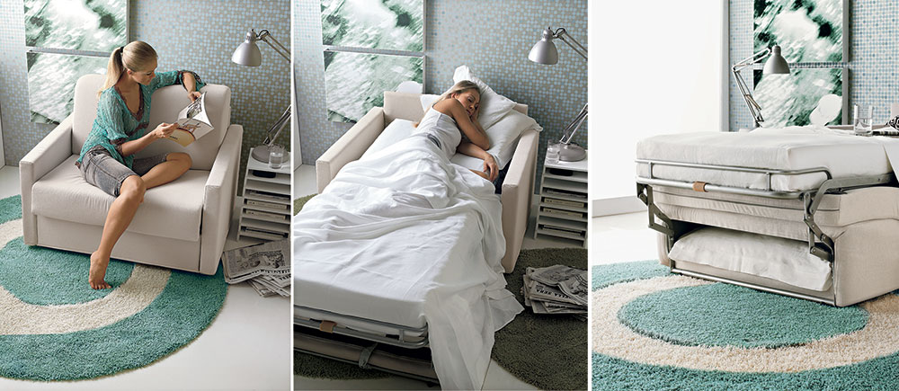 Poltrone letto design : cinque stili tra cui scegliere. - SALOTTO